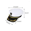 Boinas Y166 Hat Navy Marine Disfraz Men Drop entrega dh6mo