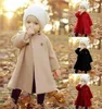 Baby Kid Herbst Winter Wollmäntel Neue Europa United States Cloak Style Langarm Cashmere Mantel für Girl Whole7902034