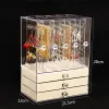 Halsketten Schmuck Organizer Box Aufbewahrung großer Größe Transparent Acryl Display Hülle Hängende Halskette Ohrringe Juwelierboxen streunende Kinder