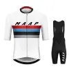 Sets 2022 MAAP Cycling Jersey Set Pro Men Team Kleidungsshorts Ciclismo Maillot Sommer Kurzarmanzug Hombre Bike Shirts Bib Short