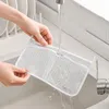 Storage Bags Refrigerator Door Double Mesh Bag Classification Two Grids Hanging With Hook Fridge Organizer Pockets