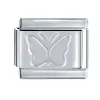 Brins coeur croix papillon étoile carrée liaisons italiennes perles d'adaptation de charme en acier inoxydable de 9 mm