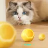 Contrôle des jouets Smart Cat Toys USB Rechargeable Automatic Rolling Balls Electric Selfmoving Interactive Pet Toy pour chaton pour chien