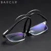 Design de Barcur Anti -Blue Light Blocking Reading Glass Design para Computer Myopia Wome Men Prescription Glasses UV400 240415