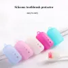 toothbrush 5PCS Silicone Toothbrush Head Covers Portable Toothbrush Cover Case Travel Hiking Camping Toothbrush Box Brush Cap Case Support