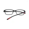 Lunettes de soleil Shonèmes Square Myopia Lunettes Tr90 Frame à courte vue Classic Myopic Eyeglass Diopters -1,0 2 3 4 5 6 Pour les hommes femmes