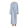 Płaszcz damski kaszmirowy płaszcz luksusowy płaszcz Max Maras Women Sky Blue Wool i kaszmirowy Lapel Lightweight Płaszcz