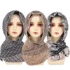 Moslim Islamitische vrouwen print hoofd sjaal sjaab haar omslag tulband khimar stretch bandanas headwrap accessoires 240410