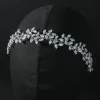 مجوهرات الزفاف ملحقات شعر الزفاف تاج العائلة رئيس الزركونيا الزركونيا العروس تياراس دياديم غطاء الرأس حفلة موسيقية