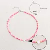 Halsketten Naturalschale Perlen Halskette Mode Sommer Herz Boho Choker Buntes kurzkettiger Halskragen handgefertigtes weibliches Schmuck Geschenk