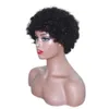 Short Afro Curly Wigs for Black Women Kinky Curly Wig Natural Looking Brazilian Full Hair Wig African American Replacement Women Wigs