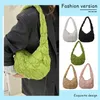 Shoulder Bags Women Bubble Bag Fashion Padding Underarm Versatile Zipper Armpit Casual Girl Soft Purse