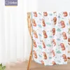 Decken Elinfant Bambus Baumwolle 4 Schichten 1pcs Musselin Baby Swaddles Weich geboren