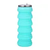 480 ml di bottiglia in silicone portatile bottiglia pieghevole per bere da viaggio per outdoor tazza sportiva Cup 240420