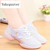 Dance Shoes Women's Soft Outsole Woman Mesh Breathable Jazz Hip Hop Sports Sneakers Ladies Girl's Modern Dancing