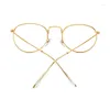 Zonnebrillen Frames Vintage Men Dames Liepglas Ronde frame Clear vol voor RIM Spectacles Eyewear Opt Drop