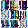 Accessories 3/6/7 Pairs/pack Compression Stocking Women Knee High Edema Anti Fatigue Diabetes Varicose Veins Summer Running Sports Socks