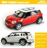 136 Scale Diecast Alloy Metal Car Model For MINI Cooper S Countryman Collection Model Pull Back Toys Car RedWhiteBlackBlue4449768