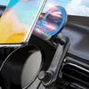 Mobiltelefone montiert Halter Magnetische Automobilhalter Ständer Magnet Cell Mobile Support Mount GPS -Klammer im Auto für MacSafe iPhone 14 13 12 Samsung Y240423