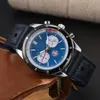 Top Luxury Breiting Watch Mens Watch Chronograph 44mm orologi quarzo Breightling Watch Movement Montre de Luxe Premier Designer Watch Hot Sale Steel Strap 429