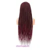 Front de tresse de lacets Femme NOUVEAU produit Middle Split Split Long Hair Synthetic Fibre Bandband B3AT