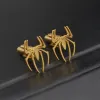 Links Wholesale Fashion Cufflinks, Beautiful Stainless Steel Spider Pattern Clothing Jewels as Gifts for Fathers and Boyfriends