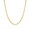 Colliers 316l en acier inoxydable Nouvelle mode bijoux haut de gamme minimalisme Perles de soudage Chaîne Snake Choker Colliers Pendants pour femmes