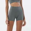 LL-033 Yoga Shorts Outfits mit Übungsfitness tragen Lu kurze Hosen Mädchen, die elastische Hosen Sportbekleidung taschen,