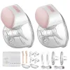 Enhancer Bebebao Wearable Electric Breast Pump Hands Free Breast Cup 8oz/240 ml BPAFREE 3 -lägen 10 Sugnivåer för amning