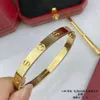 Bracelets de concepteur de luxe Boutique en ligne Bracelet en or rose en acier pour femmes