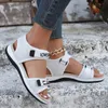 Sandales sportives Summer Open Toe Haultered Platform Womens Beach Shoes Athleisure Plus taille 3543 240419