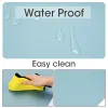 Rests Portable Pu Mouse Pad Side Leather Mousepad Waterproof Keyboard Table Cover Easy Clean Protective Laptop Mat Pc Home