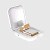 Saxophone Reeds Sterilizing Case Sax Saxophone Clarinet Mouthpiece Cleaning UV Disinfection Reeds Case Storage Box for 8 Reeds Grid