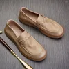 Chaussures habillées Cow Cow Leather Men's Style britannique confortable Business Casual Business Mood