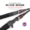 Accessoires NewJapan Full Fuji Parties Madmouse Slow Jigging Tod 1,9m 12kgs Lere poids 60150g TIE DE BATE