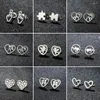 Boucles d'oreilles tragus tragus en acier inoxydable Cartoon Cupidon Arc arc Myth Fashion For Women Jewelry Wedding Party Gift Aretes