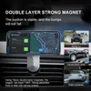 Téléphone portable supporte les supports Magsafe Magnetic Phone Hateder Car Mount Mount Mount Portez pour le support de voiture IPhone Hands Iphone Free pour iPhone 14 13 12 Y240423