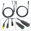 Accessoires Ebike Motor Display erweitertes Kabel für Bafang M410 M500 M600 M800 Gummi -Ebike verlängertes Kabel Elektrofahrradteile