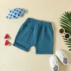 Roupas conjuntos de roupas para criança menino Roupas de algodão Caminhadas casuais de folhas de praia e shorts Conjunto de shorts Infantil Infantil de 2 peças Terno