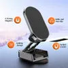 Mobiltelefonmonteringar Holders Universal Magnetic Car Telefon Holder Magnet Mount Cell Phone Stand GPS Support för iPhone 13 12 Huawei Samsung OnePlus Y240423