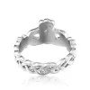 Zespoły irlandzkie pierścienie Claddagh dla kobiet ręka miłość serce korona ślub Pierłóek zaręczyn Best Friend