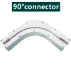 Radio 90 ° 135 ° Grad Electric Curtain Somfy Track Rail Joint Connector för Aqara Xiaomi Dooya Track för U -typ L -spår