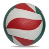 Utskrift volleyballmodel5500size 5 julklapp volleyboll utomhus sport träningspump nålväska 240422