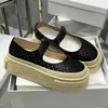 Casual Shoes 2024 Est Spring Summer Thick Bottom Concise Mary Janes Flats Genuine Leather Women Solid Color Comfort Size 35-40