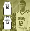 Nome personalizado Número masculino Juventude/crianças JA Morant 12 Crestwood High School Knights Jersey de basquete branco 2 Top Stitched S-6xl