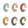 Boucles d'oreilles TRENDY MULTICOLOR CZ CHEPLES D'OEUR DE CRISCOR