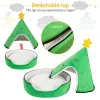 Mats Christmas Cat Bed Dog Tent House Mat Pet Selfwarming 2 in 1