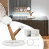 Laddare Bonola Wood Magnetic Wireless Charger 4 i 1 Stand för iPhone 15Pro 13 14 MacSafe Trådlösa laddare för Apple Watch/AirPods Pro