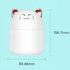 Humidificadores Smiling Cat Tiger Humidificador 250 ml Color enfriador USB Home Desktop Mr. Car Mini Humidifier Y240422