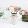 Dekorative Blumen 6pcs künstliche kugelförmige Chrysanthemen Hochzeit Blumendekoration Tabletop Dekor Shooting Requisiten Home Ornament